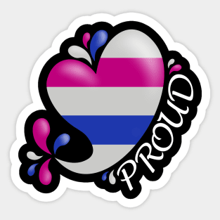 Proud to be Androgynous Sticker